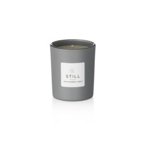 Positive Energy Mini Candle STILL in Matt Grey 9cl - The Universal Soul Company